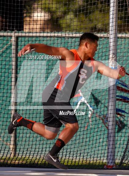 Thumbnail 3 in CIF State Track and Field Championships (Boys Discus Prelim) photogallery.