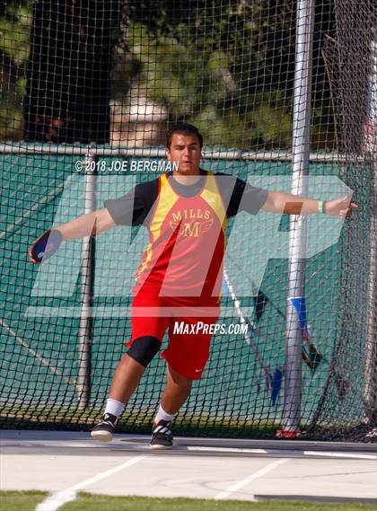 Thumbnail 2 in CIF State Track and Field Championships (Boys Discus Prelim) photogallery.