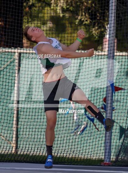 Thumbnail 2 in CIF State Track and Field Championships (Boys Discus Prelim) photogallery.