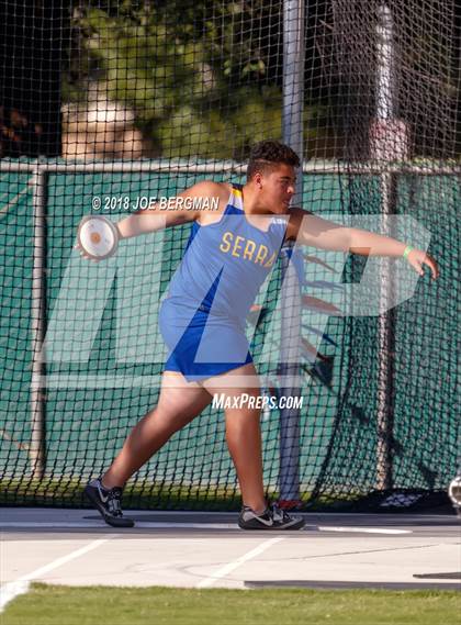 Thumbnail 3 in CIF State Track and Field Championships (Boys Discus Prelim) photogallery.
