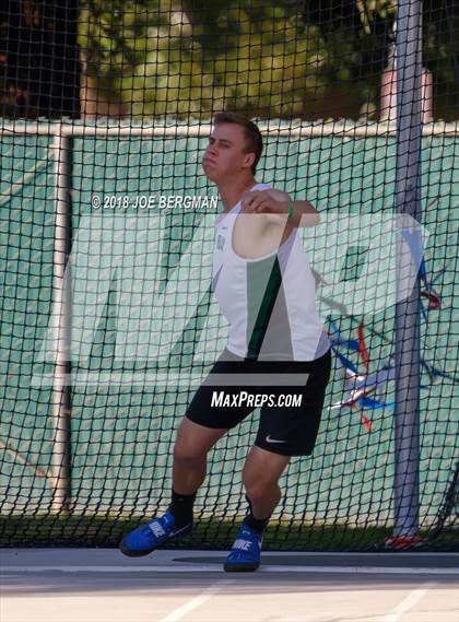 Thumbnail 2 in CIF State Track and Field Championships (Boys Discus Prelim) photogallery.