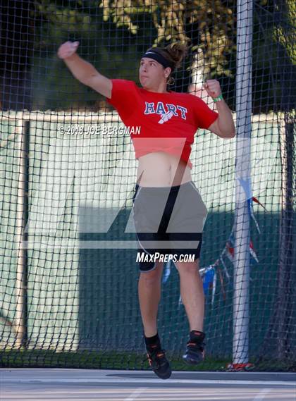Thumbnail 1 in CIF State Track and Field Championships (Boys Discus Prelim) photogallery.