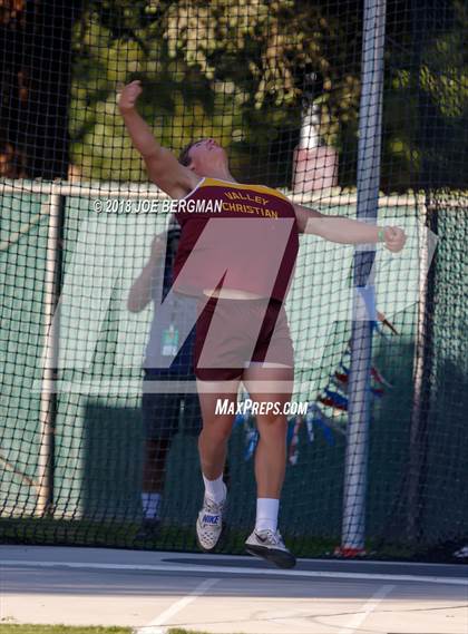 Thumbnail 3 in CIF State Track and Field Championships (Boys Discus Prelim) photogallery.