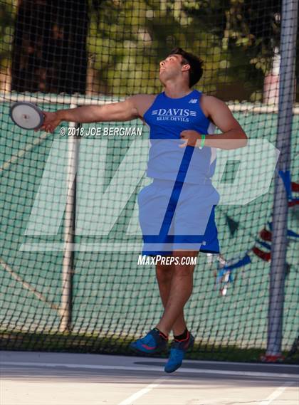 Thumbnail 3 in CIF State Track and Field Championships (Boys Discus Prelim) photogallery.