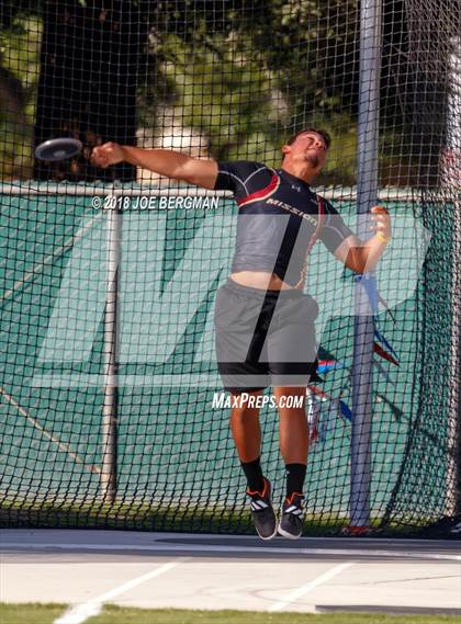 Thumbnail 2 in CIF State Track and Field Championships (Boys Discus Prelim) photogallery.
