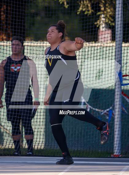 Thumbnail 3 in CIF State Track and Field Championships (Boys Discus Prelim) photogallery.