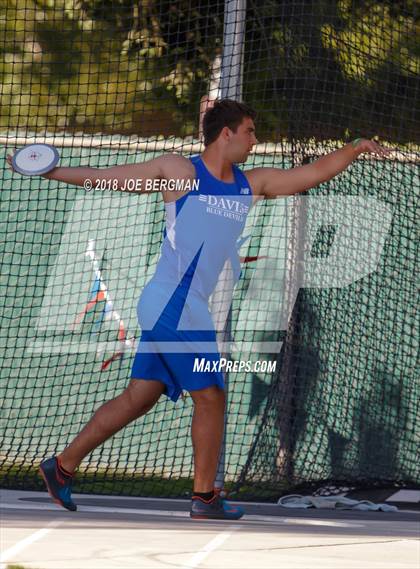 Thumbnail 2 in CIF State Track and Field Championships (Boys Discus Prelim) photogallery.