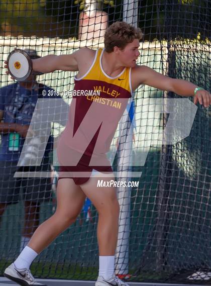 Thumbnail 3 in CIF State Track and Field Championships (Boys Discus Prelim) photogallery.