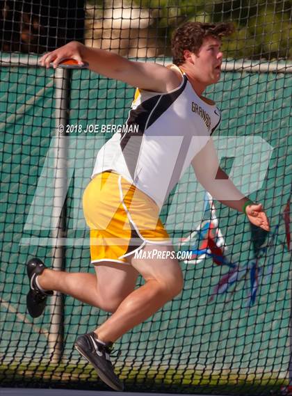 Thumbnail 2 in CIF State Track and Field Championships (Boys Discus Prelim) photogallery.