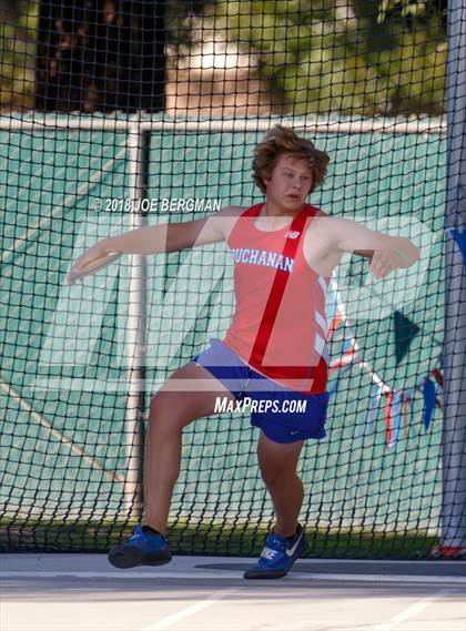 Thumbnail 2 in CIF State Track and Field Championships (Boys Discus Prelim) photogallery.