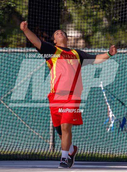 Thumbnail 2 in CIF State Track and Field Championships (Boys Discus Prelim) photogallery.