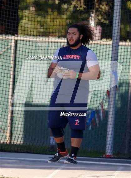 Thumbnail 2 in CIF State Track and Field Championships (Boys Discus Prelim) photogallery.