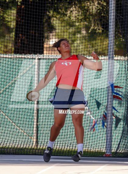 Thumbnail 3 in CIF State Track and Field Championships (Boys Discus Prelim) photogallery.