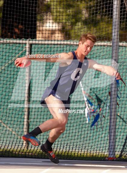 Thumbnail 1 in CIF State Track and Field Championships (Boys Discus Prelim) photogallery.