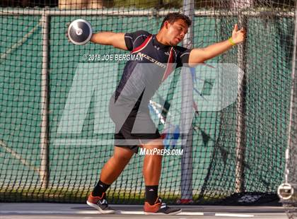 Thumbnail 3 in CIF State Track and Field Championships (Boys Discus Prelim) photogallery.