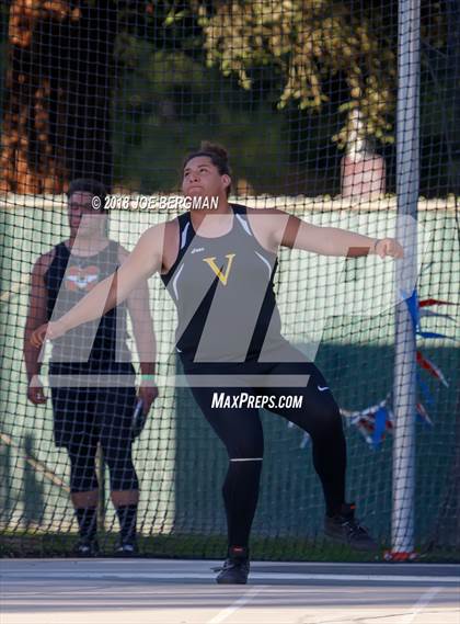 Thumbnail 1 in CIF State Track and Field Championships (Boys Discus Prelim) photogallery.