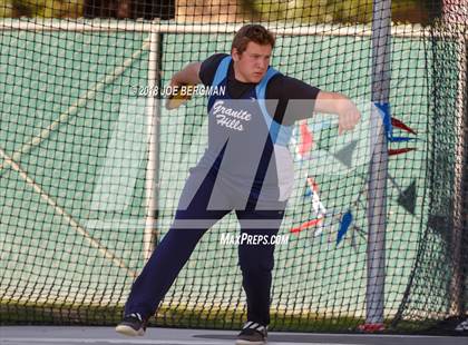 Thumbnail 1 in CIF State Track and Field Championships (Boys Discus Prelim) photogallery.