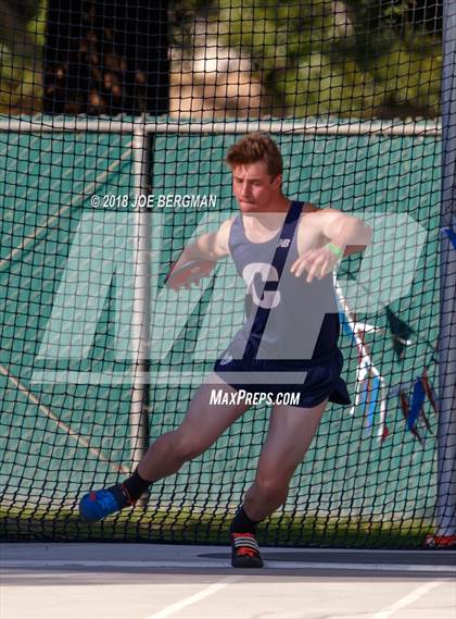 Thumbnail 3 in CIF State Track and Field Championships (Boys Discus Prelim) photogallery.