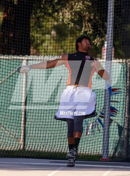 Thumbnail 3 in CIF State Track and Field Championships (Boys Discus Prelim) photogallery.