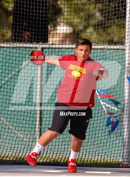 Thumbnail 2 in CIF State Track and Field Championships (Boys Discus Prelim) photogallery.