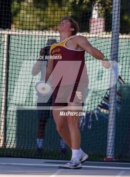 Thumbnail 2 in CIF State Track and Field Championships (Boys Discus Prelim) photogallery.