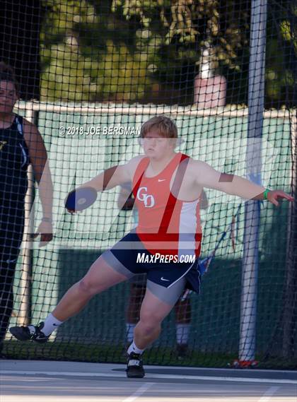 Thumbnail 3 in CIF State Track and Field Championships (Boys Discus Prelim) photogallery.