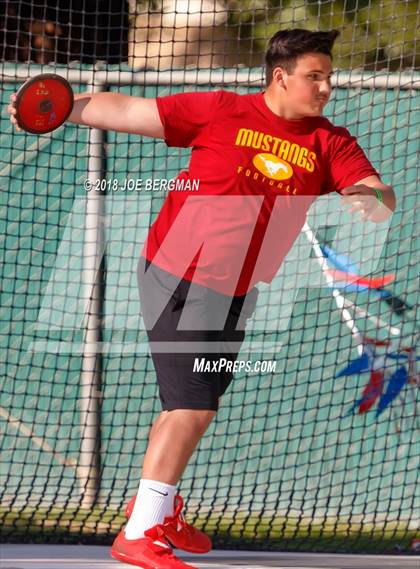 Thumbnail 3 in CIF State Track and Field Championships (Boys Discus Prelim) photogallery.