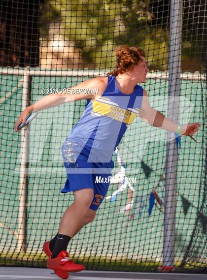 Thumbnail 2 in CIF State Track and Field Championships (Boys Discus Prelim) photogallery.