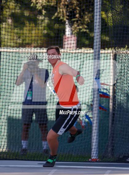 Thumbnail 2 in CIF State Track and Field Championships (Boys Discus Prelim) photogallery.