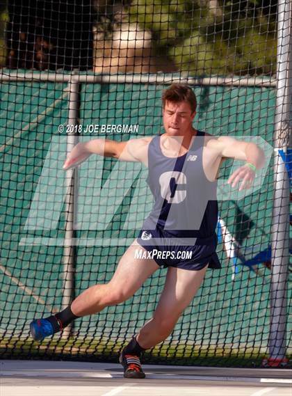 Thumbnail 2 in CIF State Track and Field Championships (Boys Discus Prelim) photogallery.