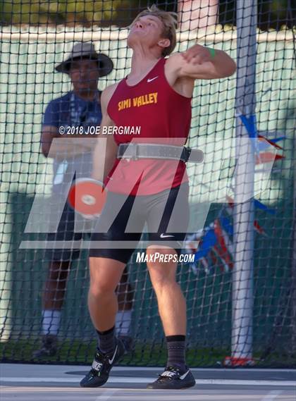 Thumbnail 1 in CIF State Track and Field Championships (Boys Discus Prelim) photogallery.