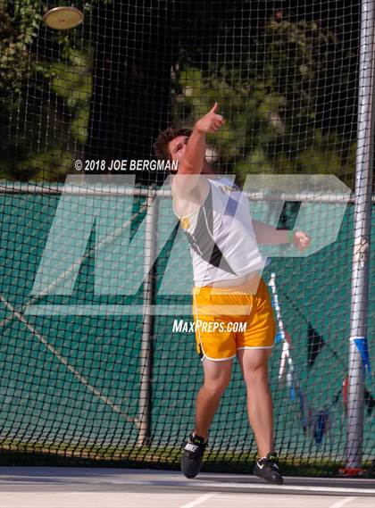 Thumbnail 1 in CIF State Track and Field Championships (Boys Discus Prelim) photogallery.