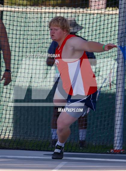 Thumbnail 2 in CIF State Track and Field Championships (Boys Discus Prelim) photogallery.