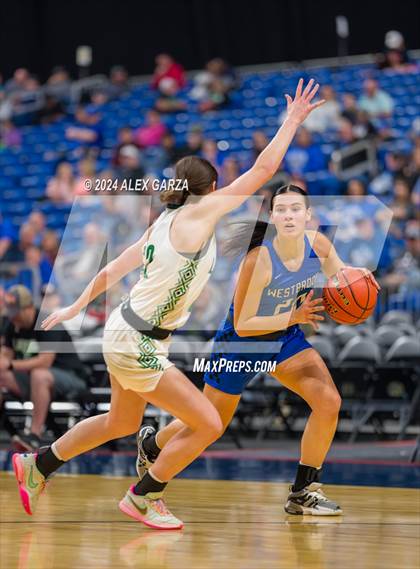 Thumbnail 3 in Newcastle vs. Westbrook (UIL 1A Basketball Semifinal) photogallery.