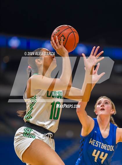 Thumbnail 2 in Newcastle vs. Westbrook (UIL 1A Basketball Semifinal) photogallery.