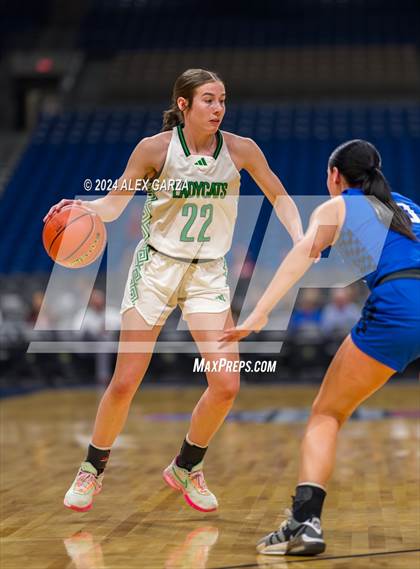 Thumbnail 2 in Newcastle vs. Westbrook (UIL 1A Basketball Semifinal) photogallery.