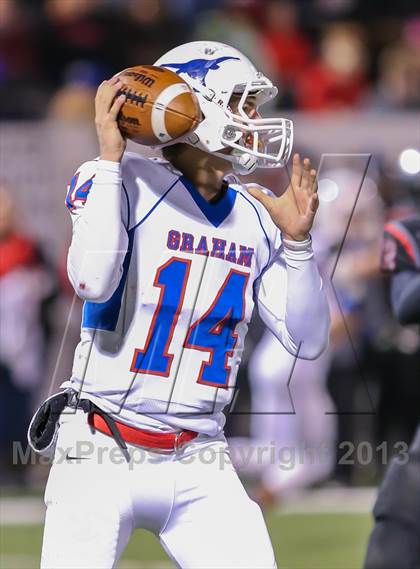Thumbnail 3 in Graham vs Argyle (UIL 3A D2 Semifinal) photogallery.