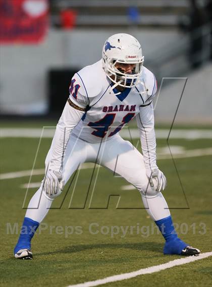 Thumbnail 3 in Graham vs Argyle (UIL 3A D2 Semifinal) photogallery.