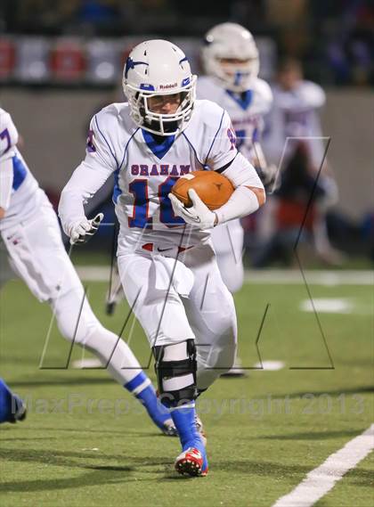 Thumbnail 1 in Graham vs Argyle (UIL 3A D2 Semifinal) photogallery.