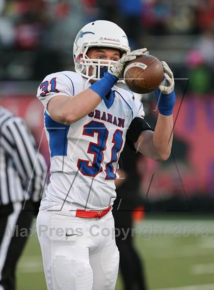 Thumbnail 3 in Graham vs Argyle (UIL 3A D2 Semifinal) photogallery.