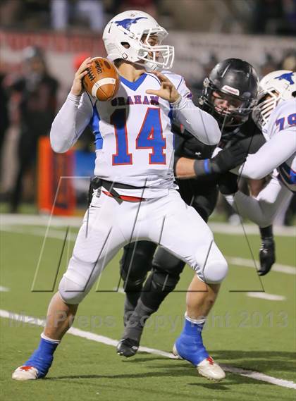 Thumbnail 3 in Graham vs Argyle (UIL 3A D2 Semifinal) photogallery.