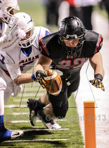 Thumbnail 1 in Graham vs Argyle (UIL 3A D2 Semifinal) photogallery.
