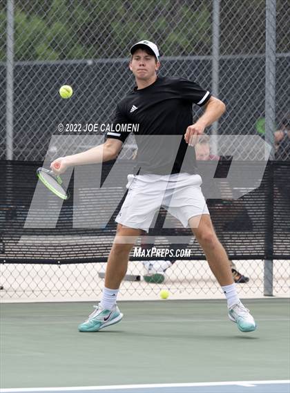 Thumbnail 3 in Klein Cain vs Southlake Carroll (UIL 6A Boys Singles State Quarterfinal) photogallery.