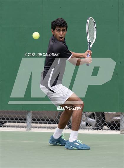 Thumbnail 1 in Klein Cain vs Southlake Carroll (UIL 6A Boys Singles State Quarterfinal) photogallery.