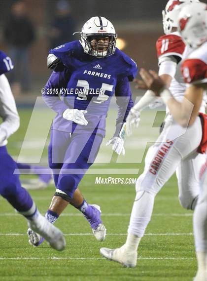 Thumbnail 3 in Farmersville vs. Pottsboro (UIL 3A Division 1 Region 2 Semifinal) photogallery.