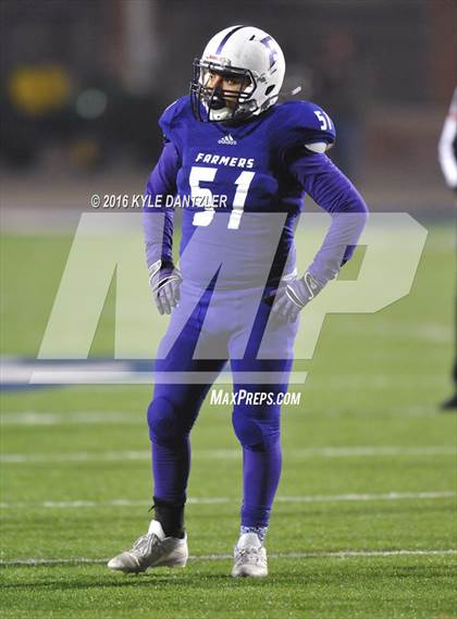 Thumbnail 3 in Farmersville vs. Pottsboro (UIL 3A Division 1 Region 2 Semifinal) photogallery.
