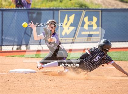 Thumbnail 2 in Foothills Christian vs. Fallbrook (CIF SDS Division 5 Finals) photogallery.
