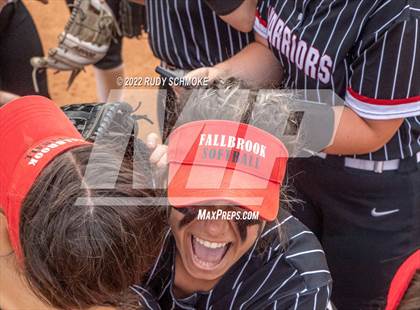 Thumbnail 2 in Foothills Christian vs. Fallbrook (CIF SDS Division 5 Finals) photogallery.