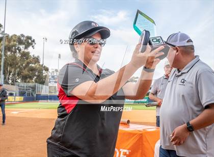 Thumbnail 2 in Foothills Christian vs. Fallbrook (CIF SDS Division 5 Finals) photogallery.