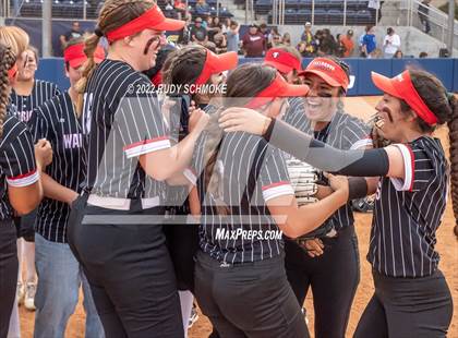 Thumbnail 3 in Foothills Christian vs. Fallbrook (CIF SDS Division 5 Finals) photogallery.